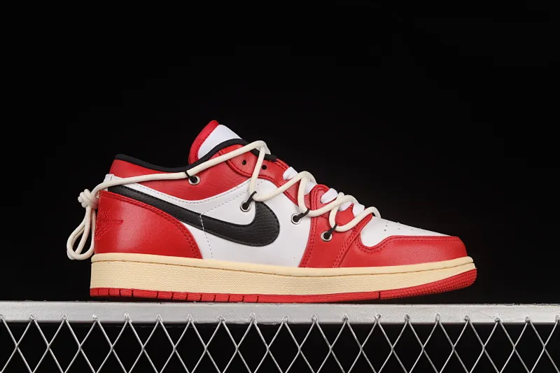 All categories Air Jordan Jordan series basketball shoes Air Jordan 1 Low Z version Air Jordan 1 Low AJ1 Joe 1 customized version Vibe flavor deconstruction Sports culture basketball shoes 553558-118